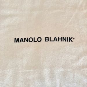 Manolo Blahnik shoe dust bag